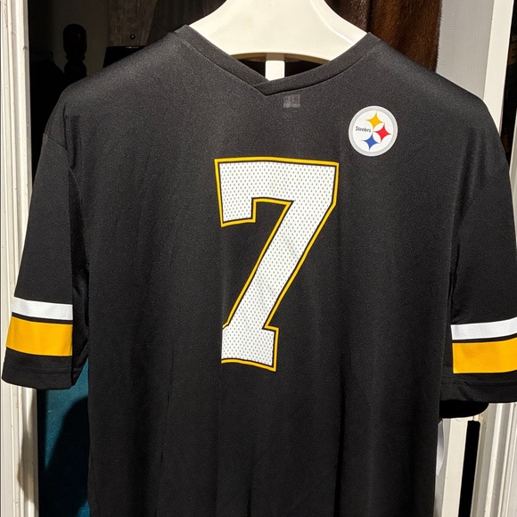 NFL Team Apparel Steelers Roethlingsberger “7” Men's Jersey - Picture 2 of 8